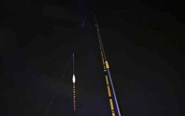 夜钓电子漂怎么调漂?