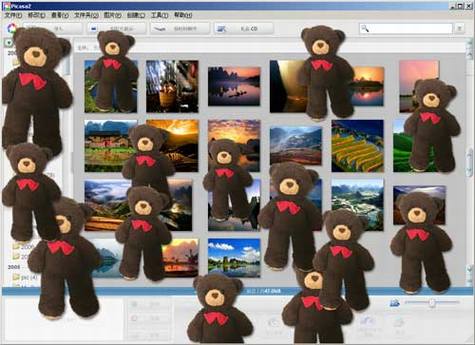 Google Picasa复活节彩蛋:隐藏的小熊