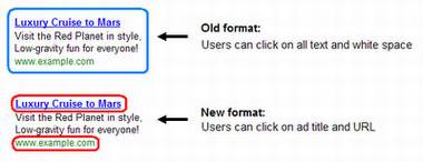 AdSense广告点击格式修改