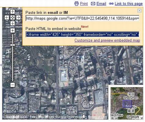 Google发布简易嵌入Google地图数据的方法