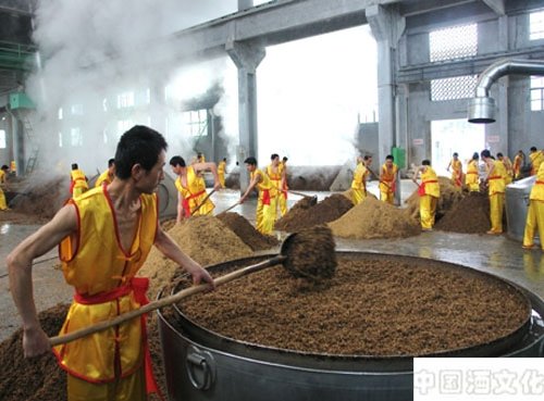 白酒酿造知识:发酵过程阶段的划分_调制酿造_
