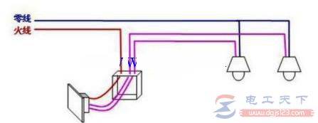 一文看懂家用双联开关怎么接线,附双联开关的接线实物图