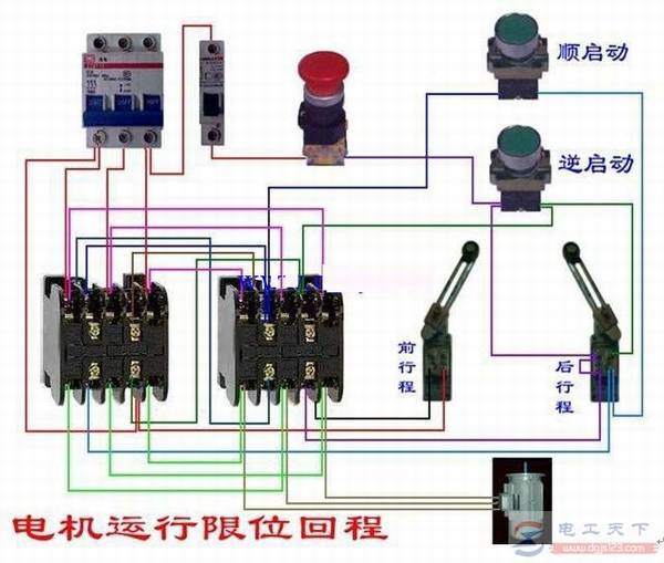 一例三相电动机正反转的控制电路图,附常见问题及解决方法