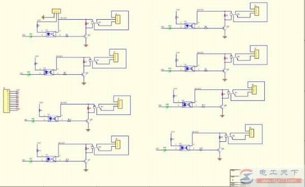 8脚dc24v继电器接线示意图,8脚继电器接线原理图