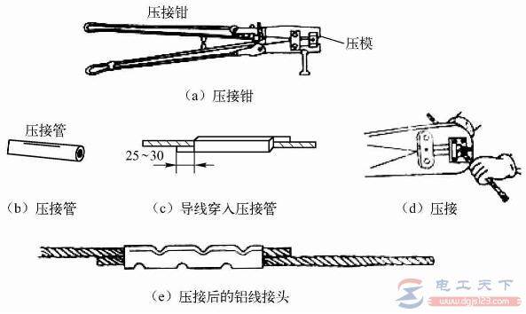 铝芯导线的三种连接方法